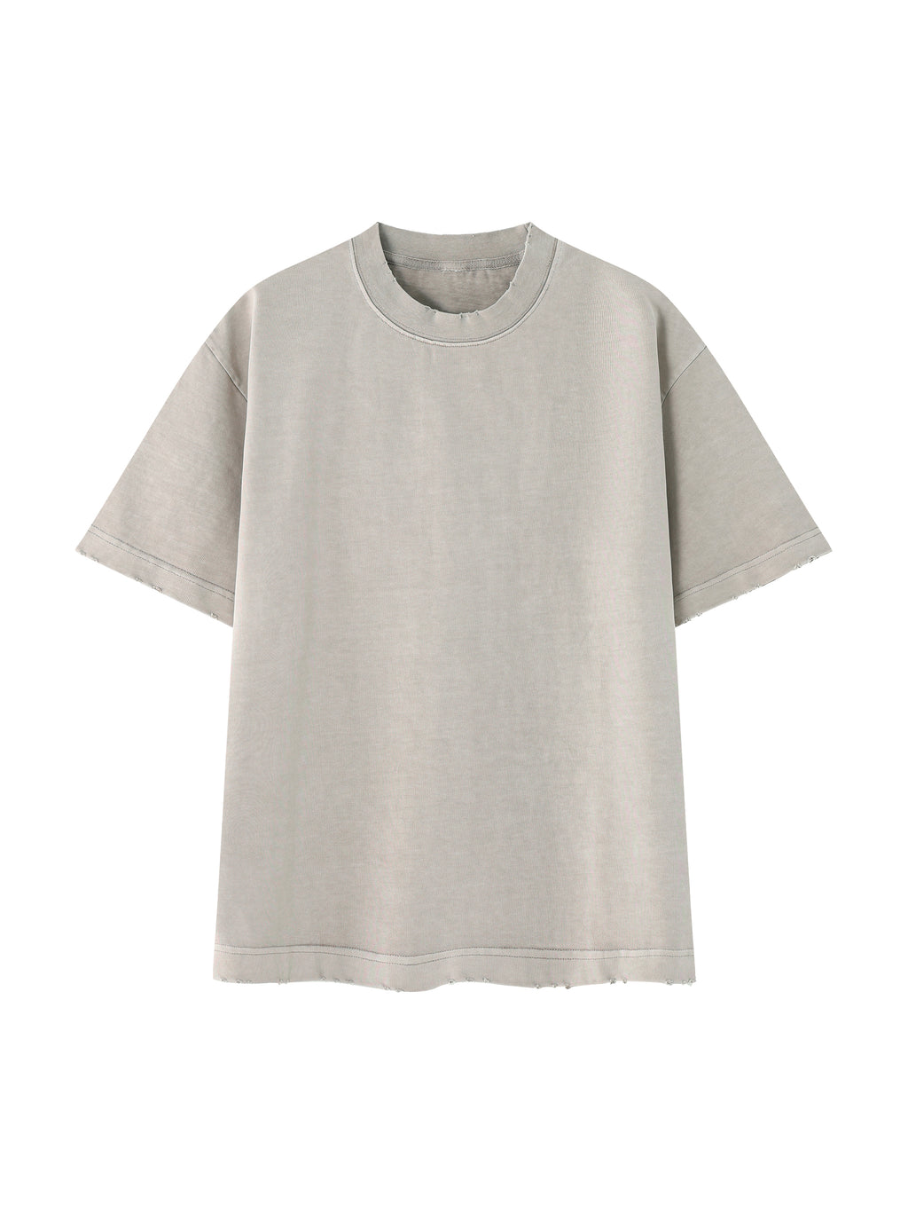Heavyweight Vintage Washed Frayed T-Shirt gallery image 1