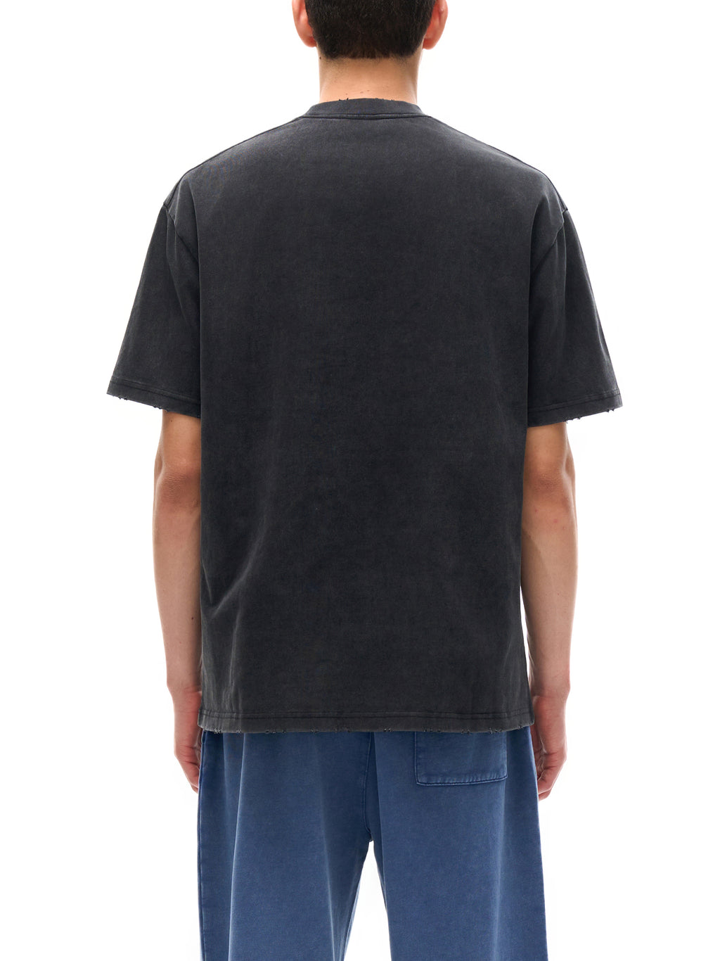 Heavyweight Vintage Washed Frayed T-Shirt gallery image 5