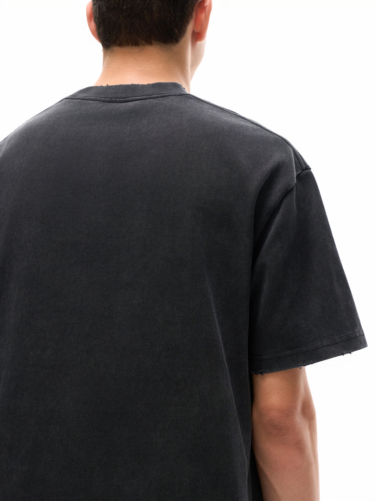 Heavyweight Vintage Washed Frayed T-Shirt gallery image 6