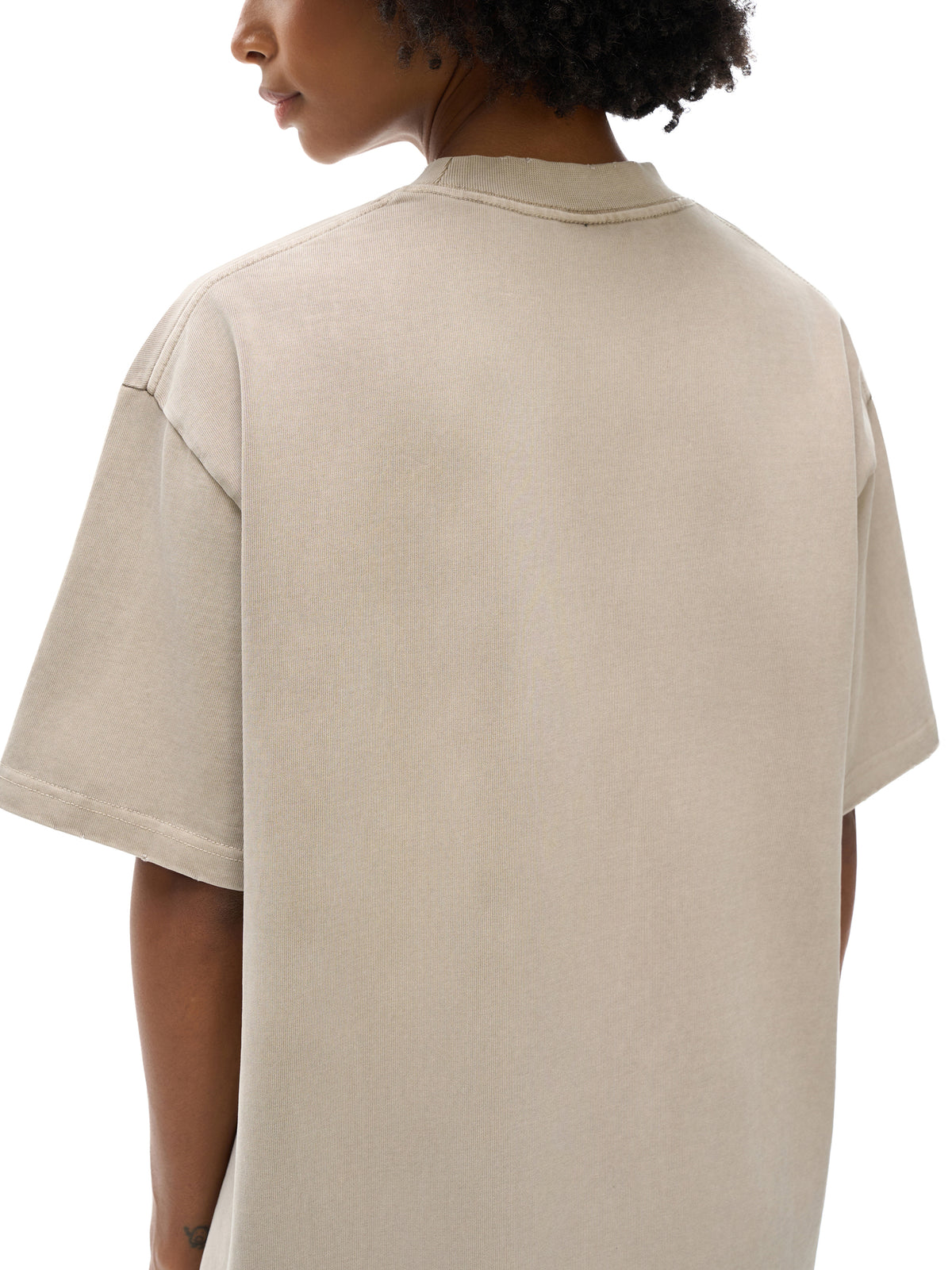 Heavyweight Vintage Washed Frayed T-Shirt gallery image 11
