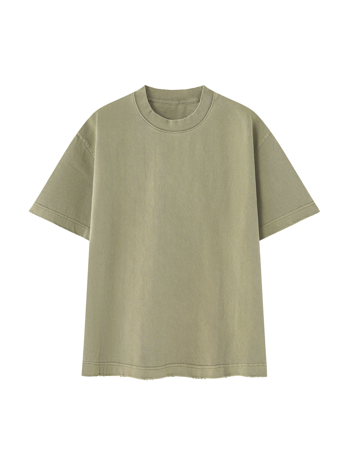 Heavyweight Vintage Washed Frayed T-Shirt gallery image 25