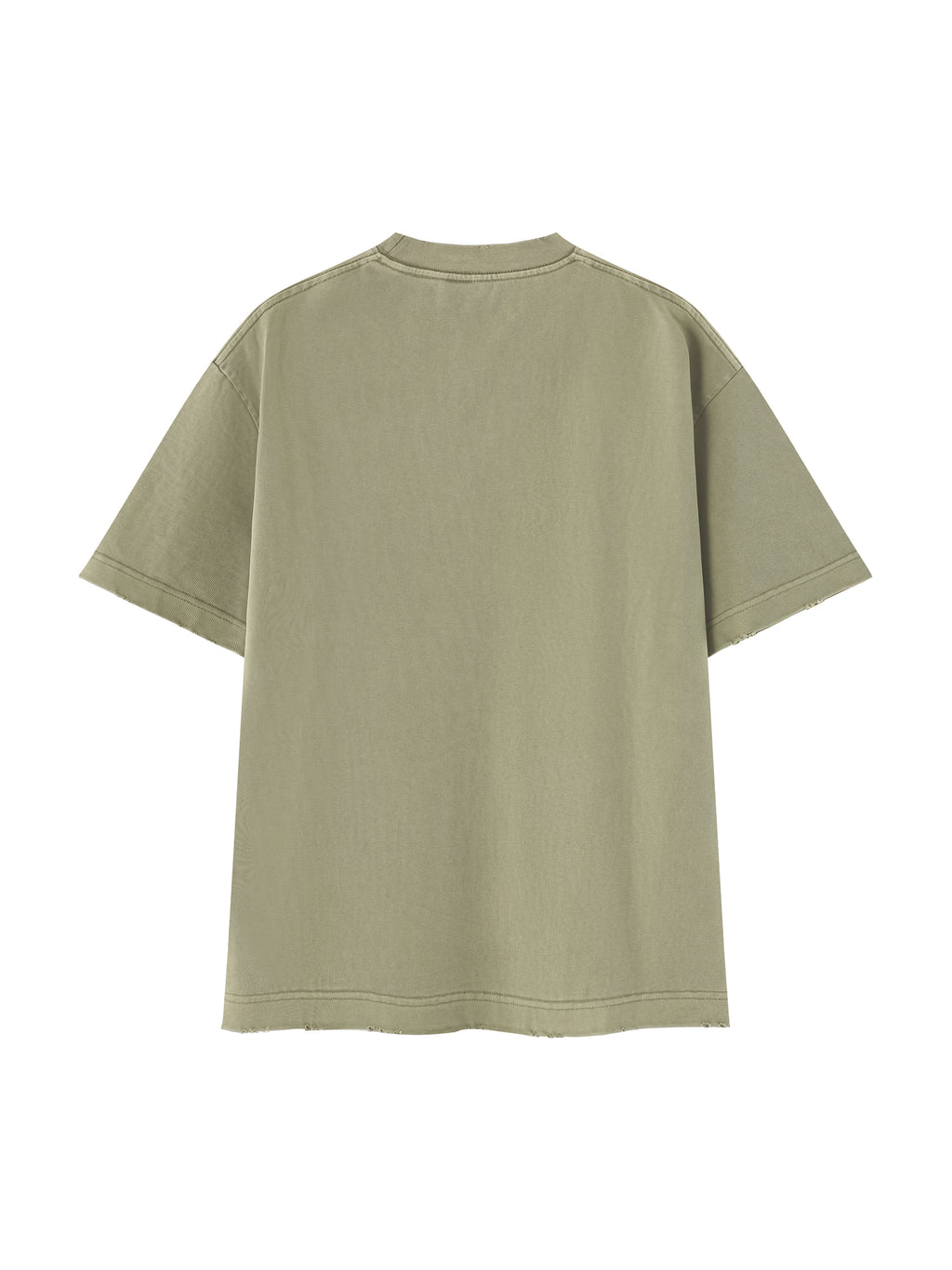 Heavyweight Vintage Washed Frayed T-Shirt gallery image 26