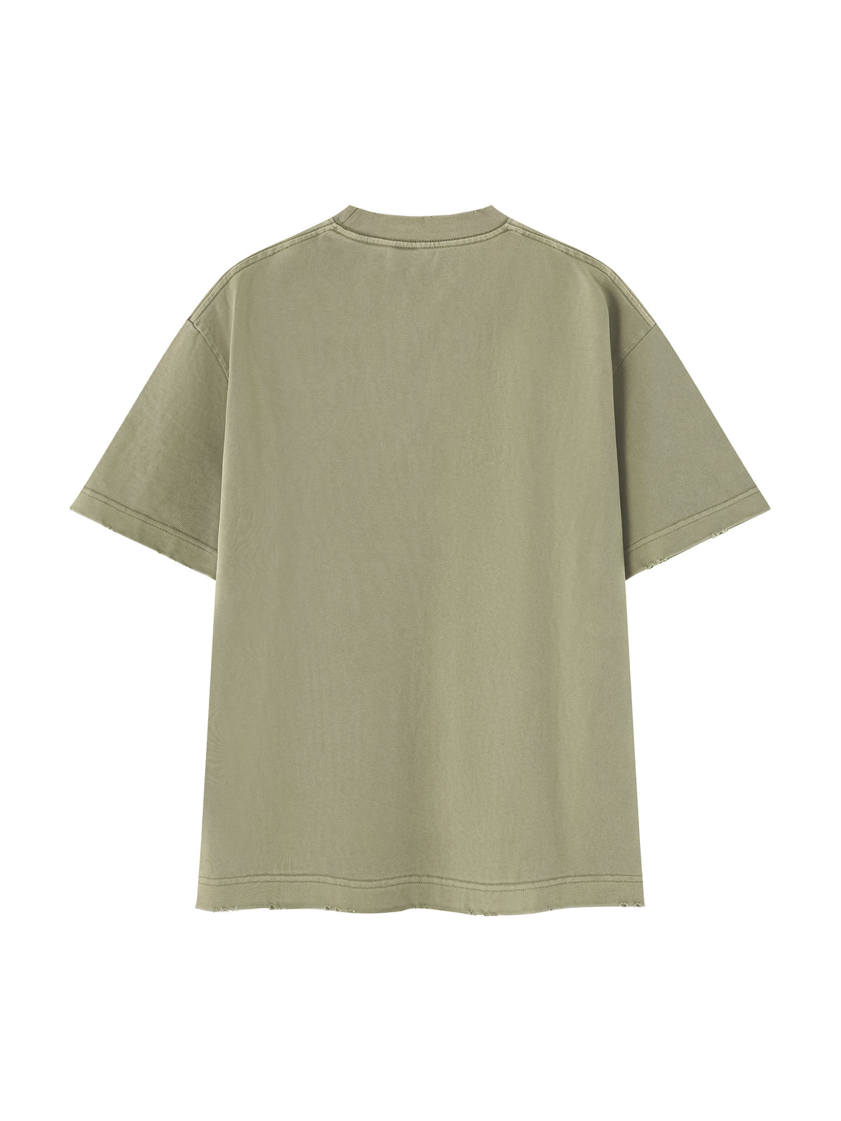 Heavyweight Vintage Washed Frayed T-Shirt gallery image 26