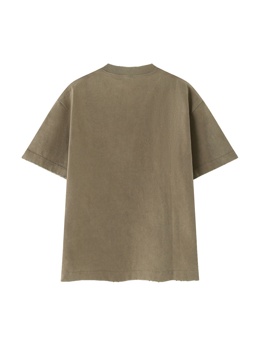 Heavyweight Vintage Washed Frayed T-Shirt gallery image 28