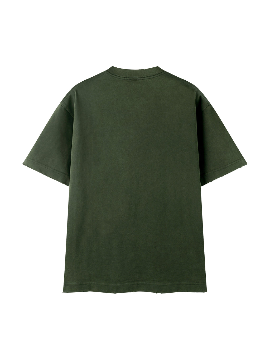Heavyweight Vintage Washed Frayed T-Shirt gallery image 38