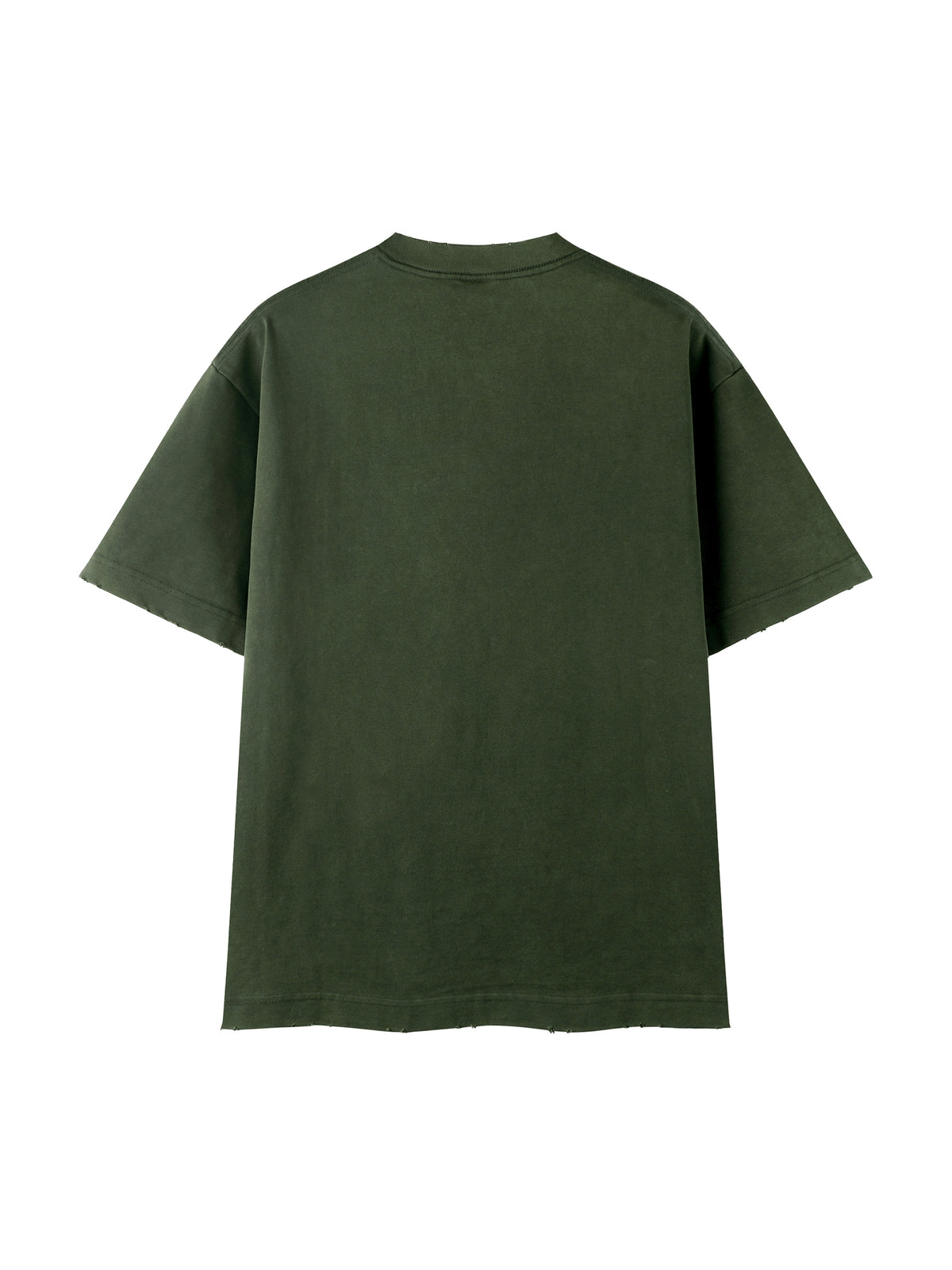 Heavyweight Vintage Washed Frayed T-Shirt gallery image 38