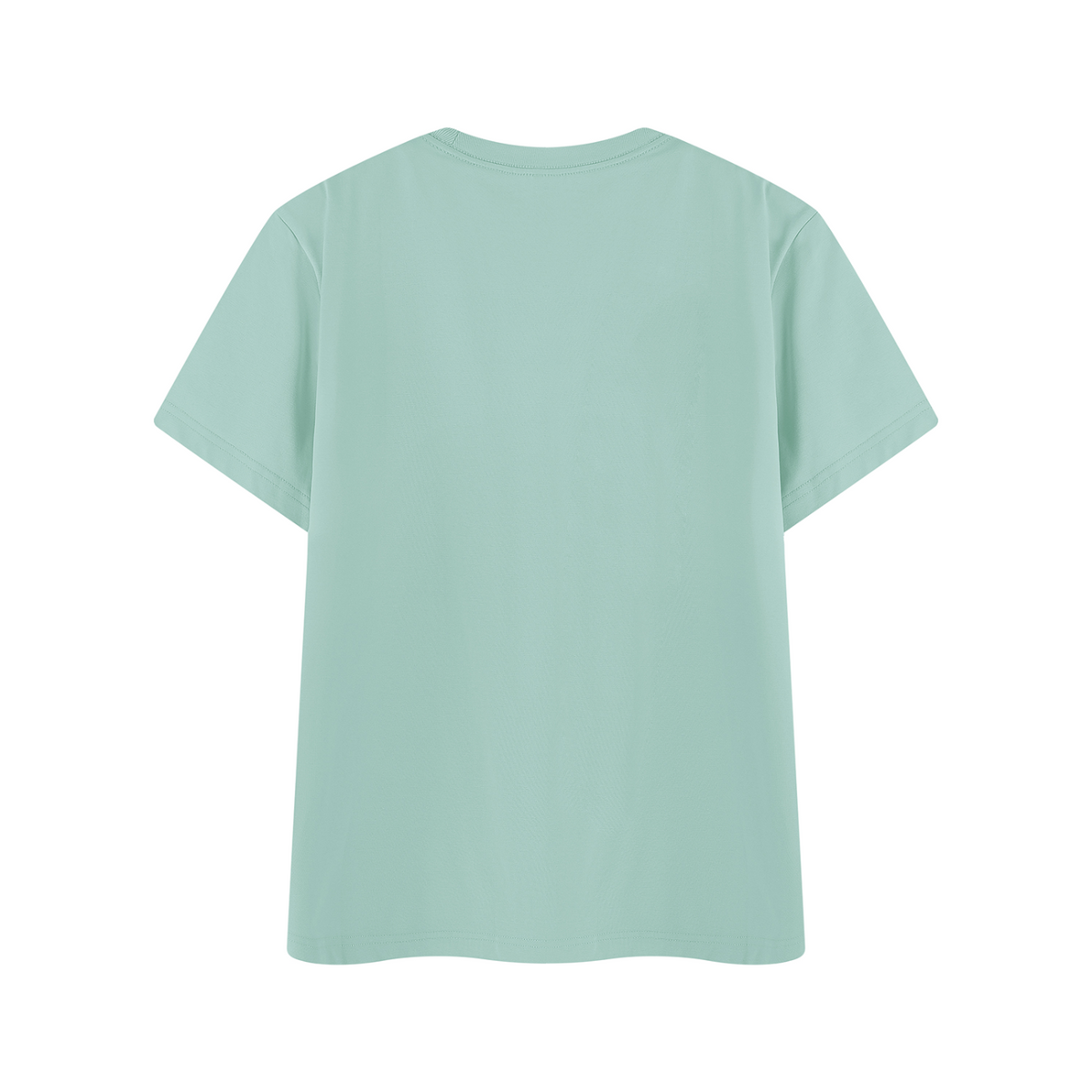 It's Always the Cyclist's Fault graphic T-shirt - Mint Green back mockup