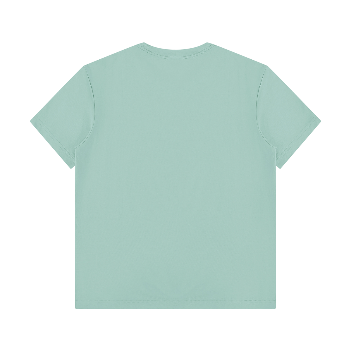 It's Always the Cyclist's Fault graphic T-shirt - Mint Green back view