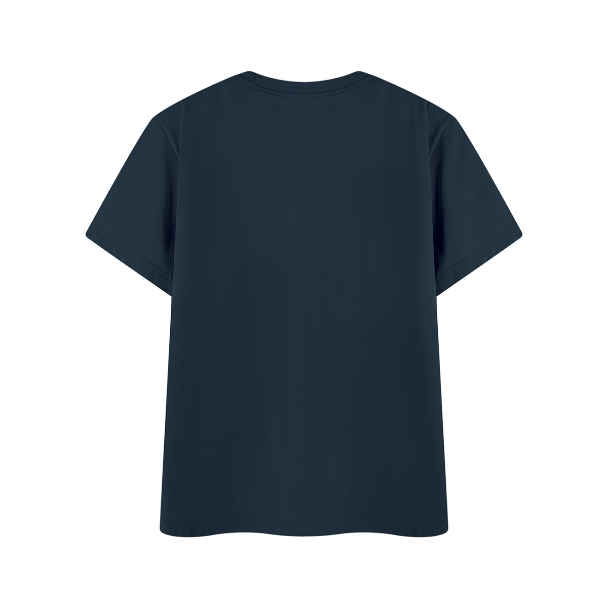 It's Always the Cyclist's Fault graphic T-shirt - Navy Blue back mockup