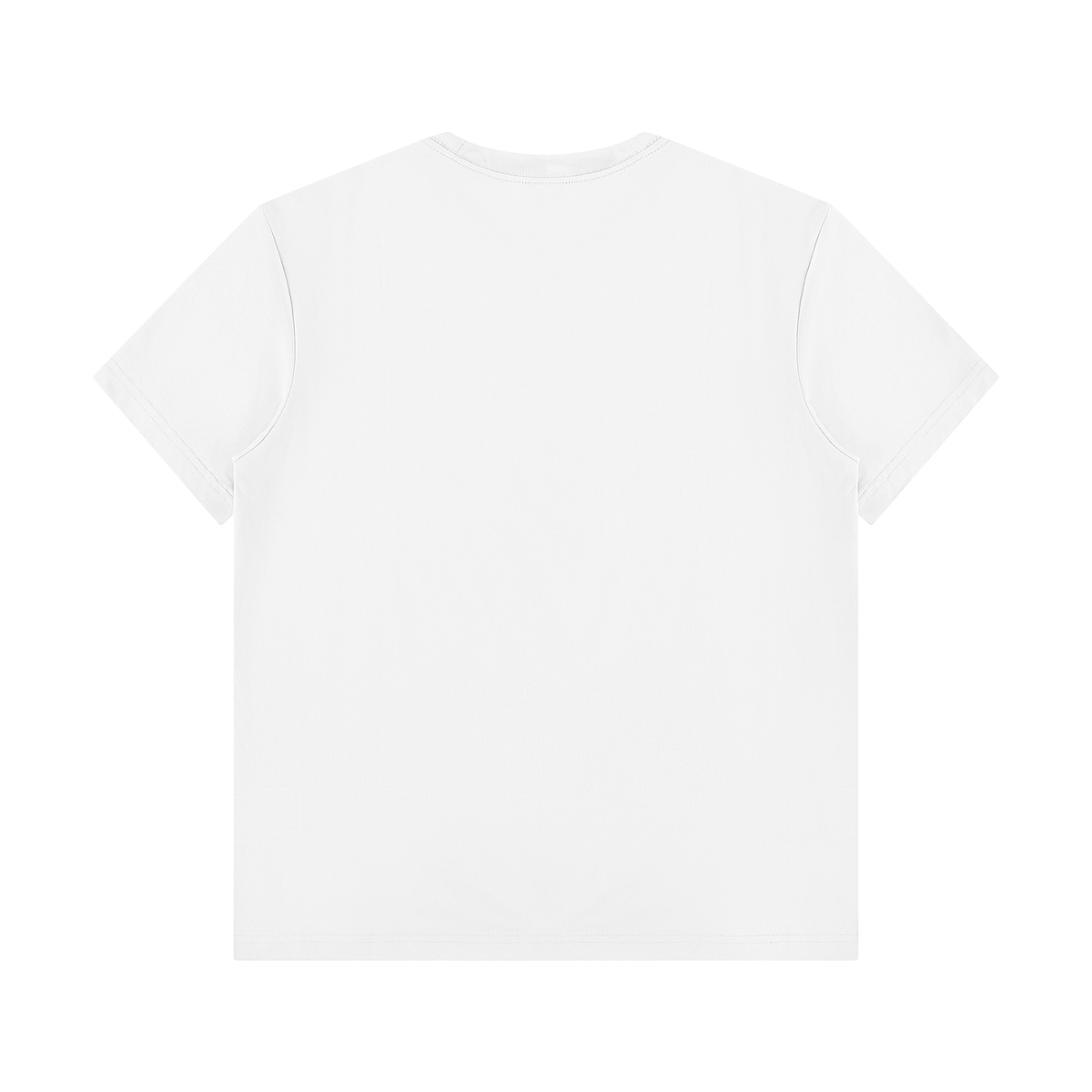 It's Always the Cyclist's Fault graphic T-shirt - White back view