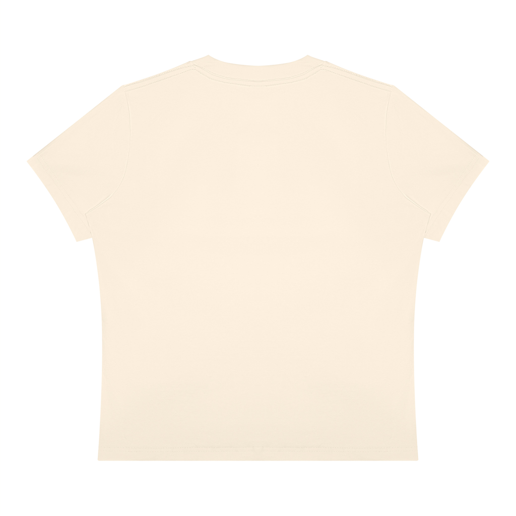 It's Always the Cyclist's Fault women's Sorona graphic T-shirt - Apricot back view