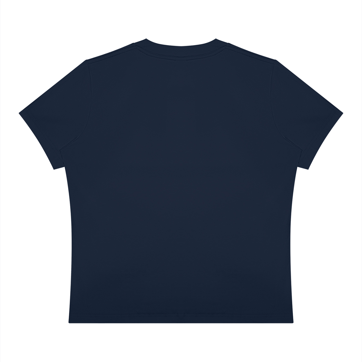It's Always the Cyclist's Fault women's Sorona graphic T-shirt - Navy Blue back view