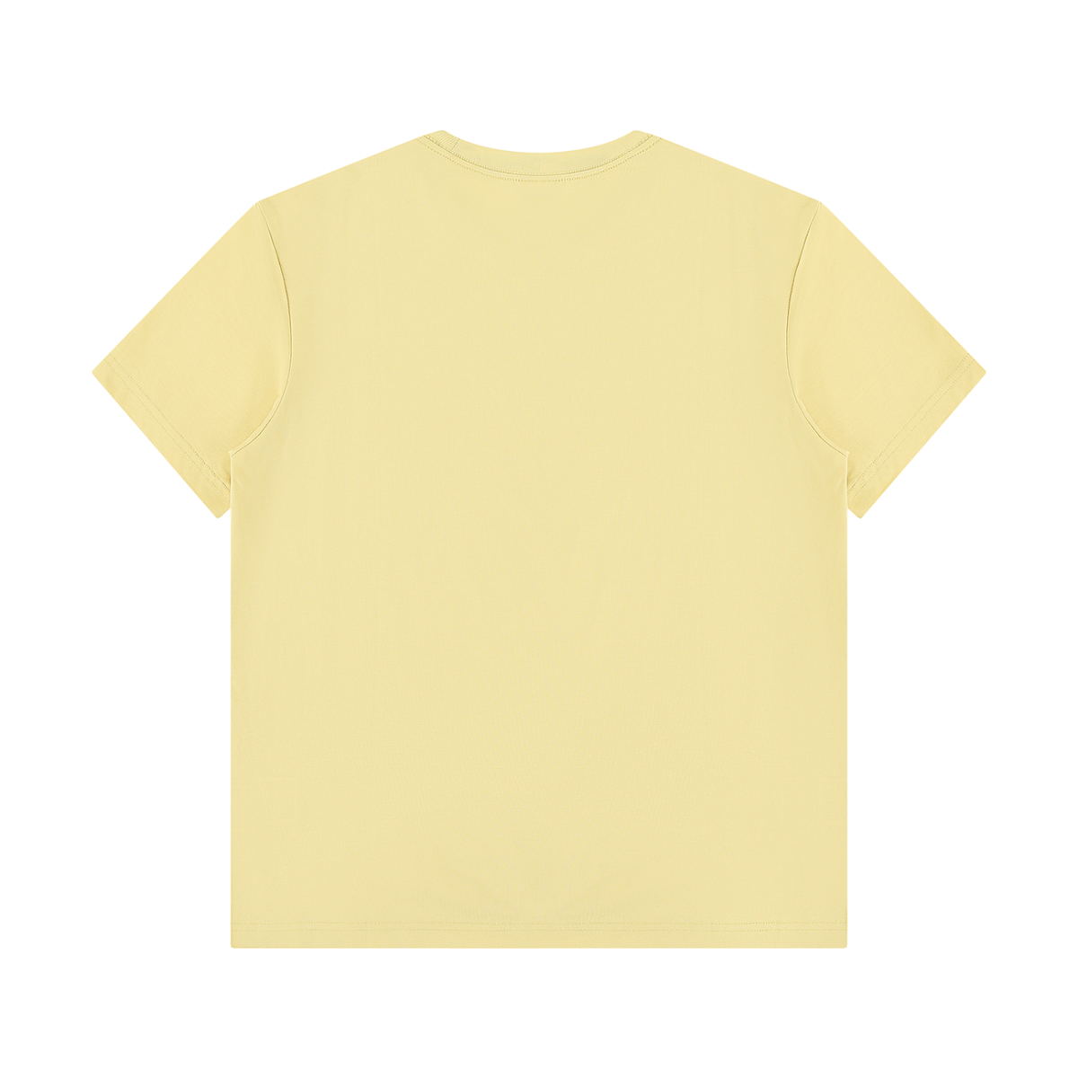 It's Always the Cyclist's Fault graphic T-shirt - Yellow back view