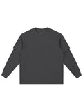 Layered Long Sleeve Oversized Tee gallery image 13