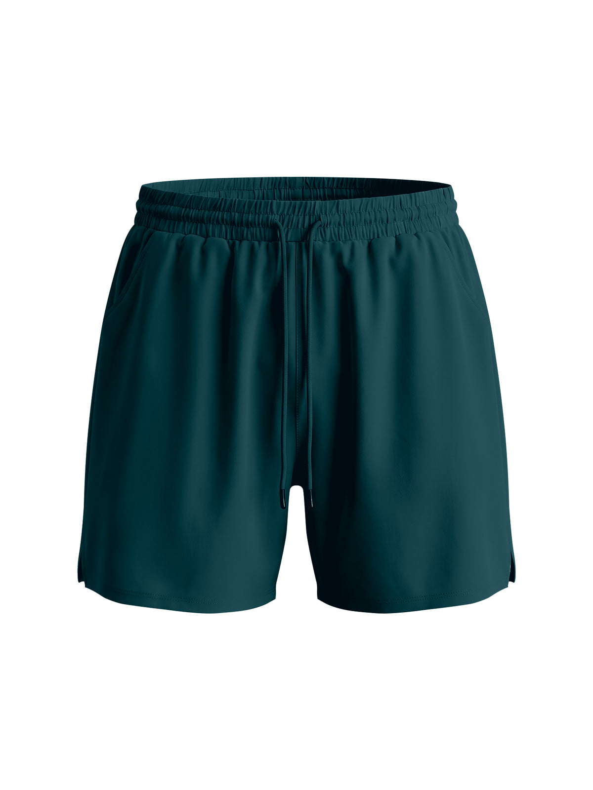 Men’s Performance Shorts deep teal front product view