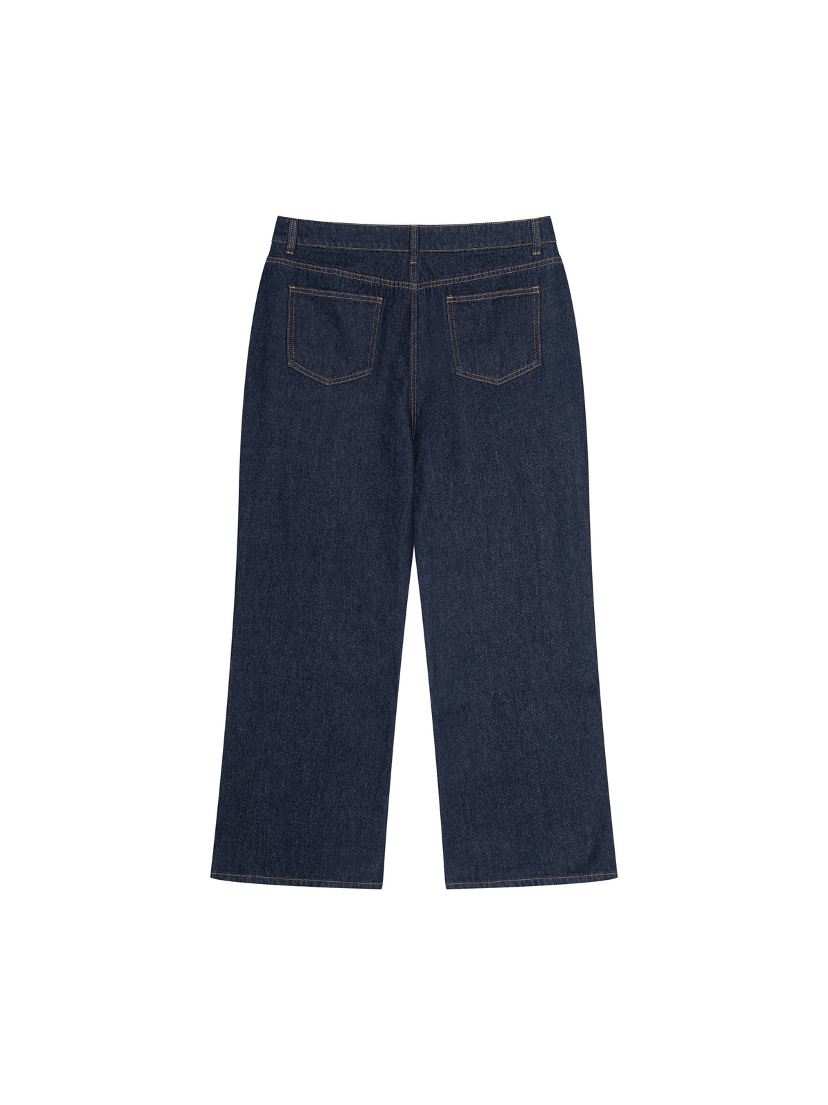 Men’s Vintage Wash Denim Jeans Jeans Blue back