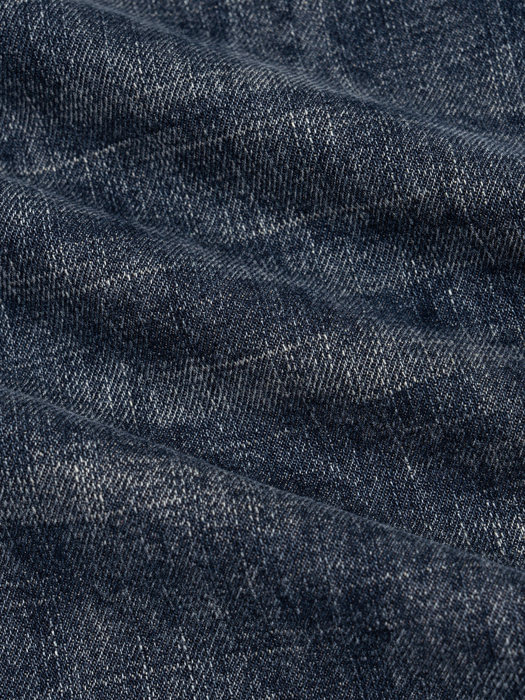 Men’s Vintage Wash Denim Jeans zipper and fly detail