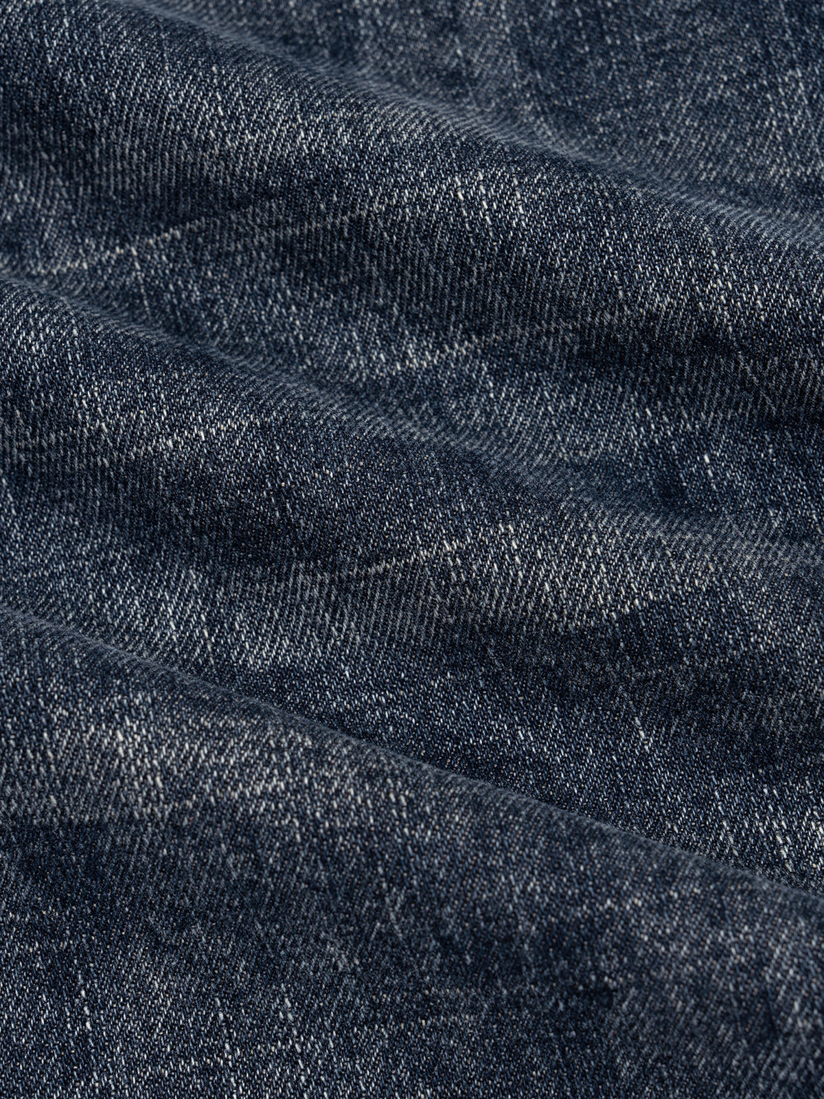 Men’s Vintage Wash Denim Jeans zipper and fly detail