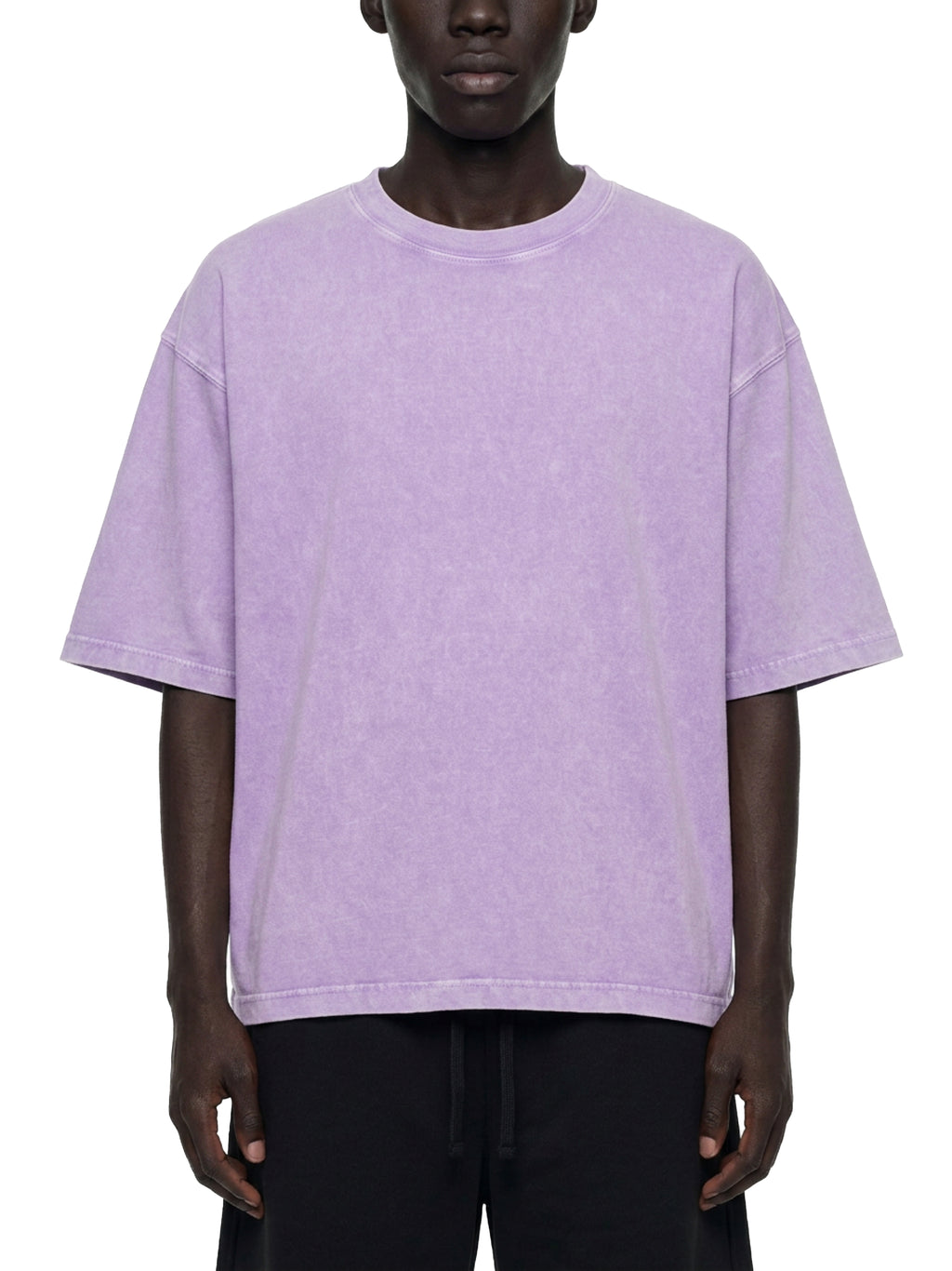 Mineral Wash Boxy Cotton T-Shirt gallery image 3