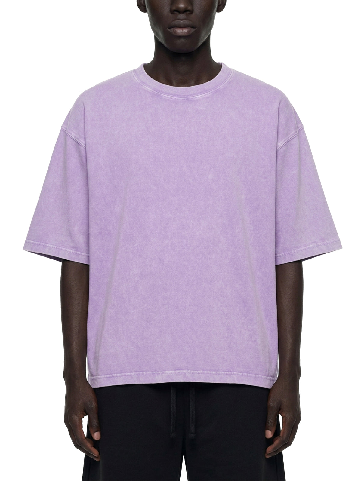 Mineral Wash Boxy Cotton T-Shirt gallery image 3