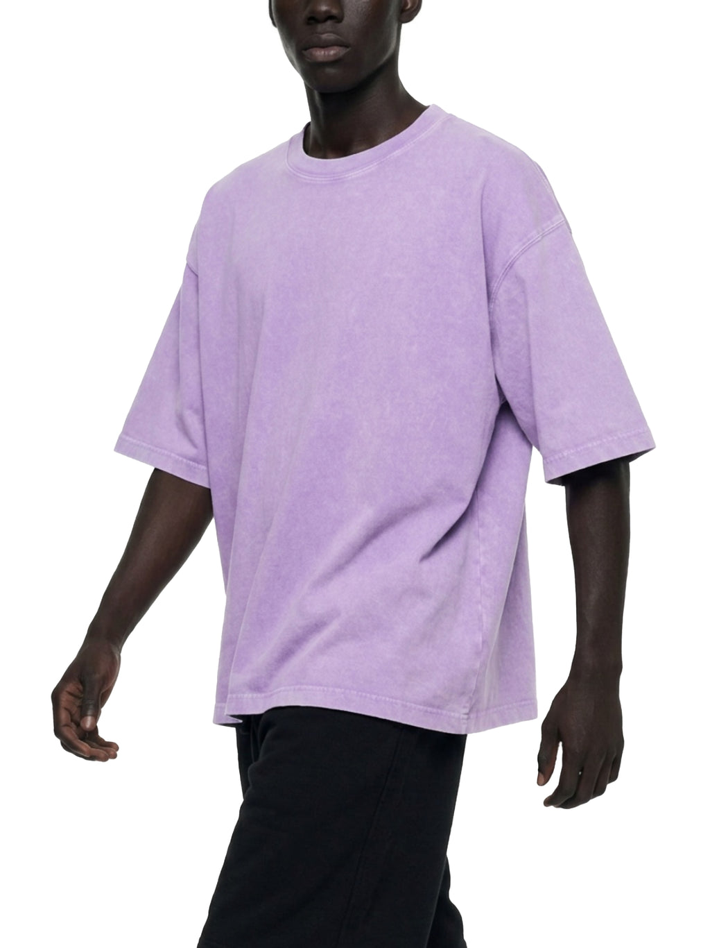 Mineral Wash Boxy Cotton T-Shirt gallery image 7