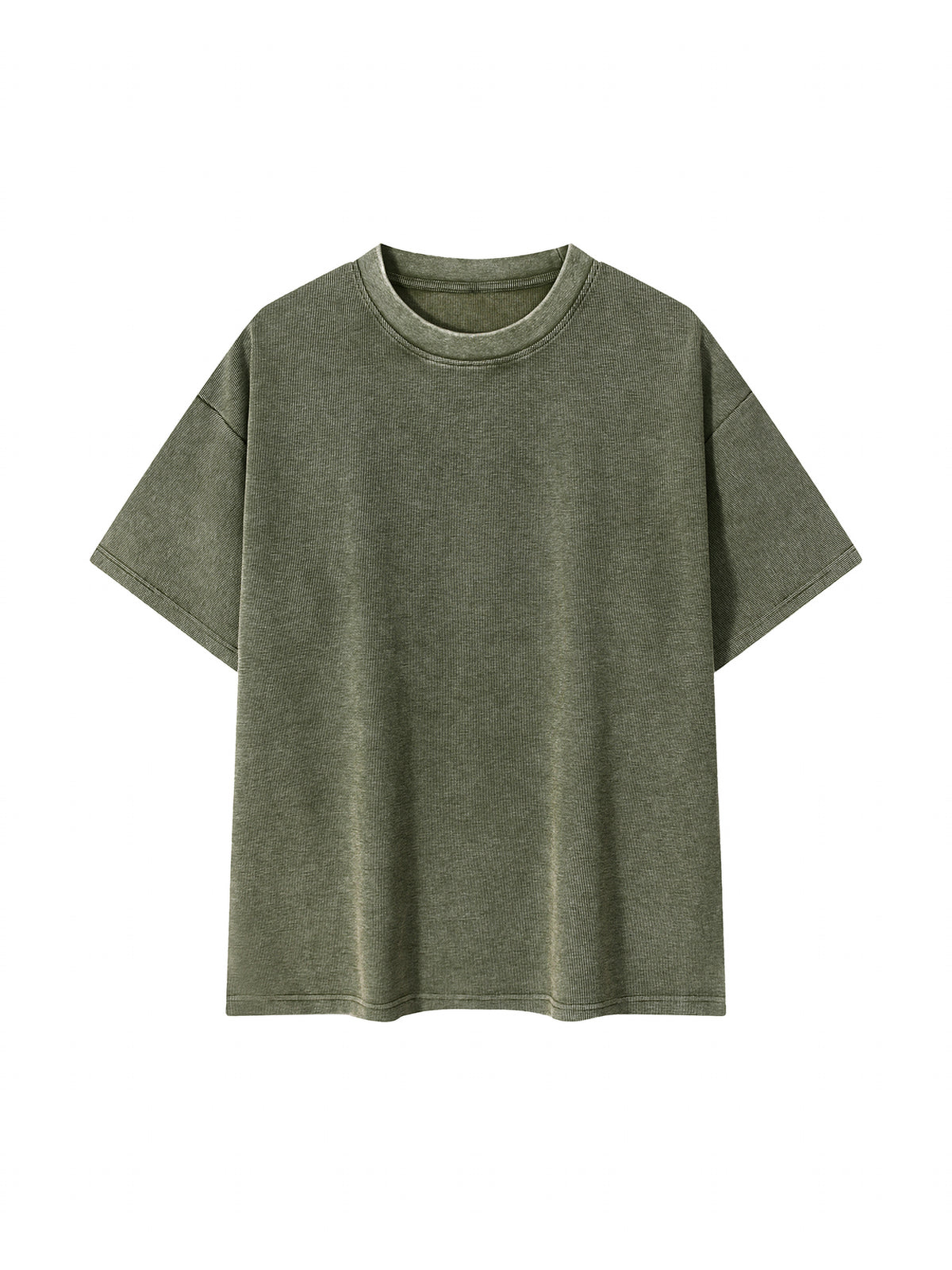 Mineral Wash Waffle Knit T-Shirt - image 15
