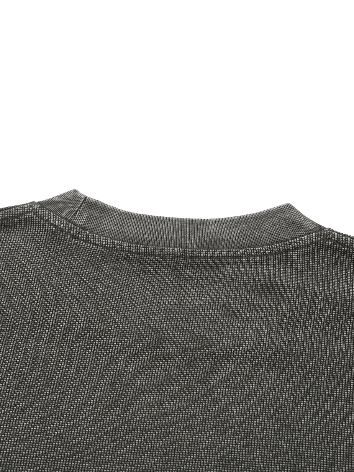 Mineral Wash Waffle Knit T-Shirt - image 6