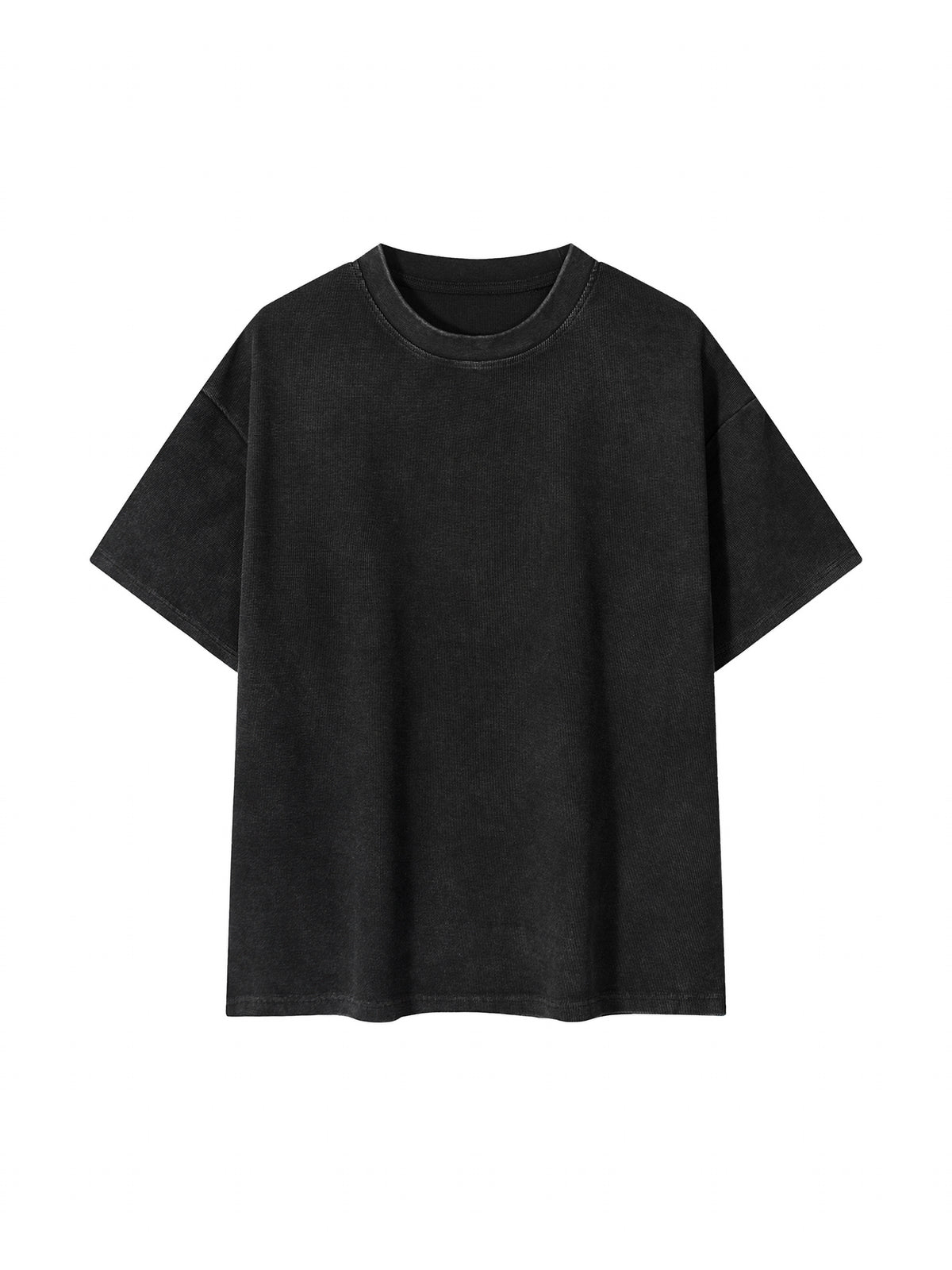 Mineral Wash Waffle Knit T-Shirt - image 9