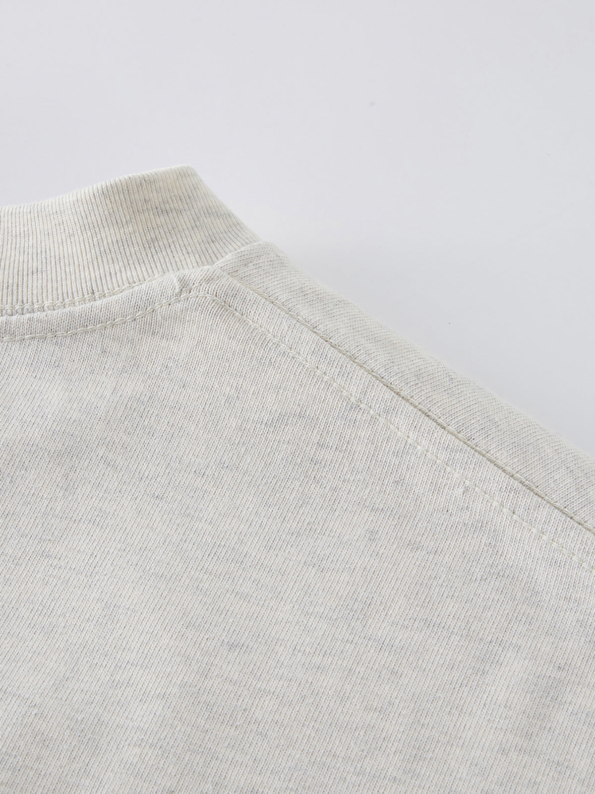 Off Script Heavyweight Drop Shoulder T-Shirt shoulder seam detail