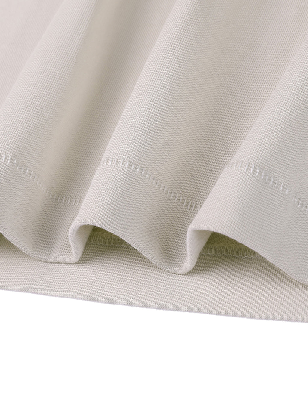 Off Script Essential Cotton T-Shirt fabric edge detail