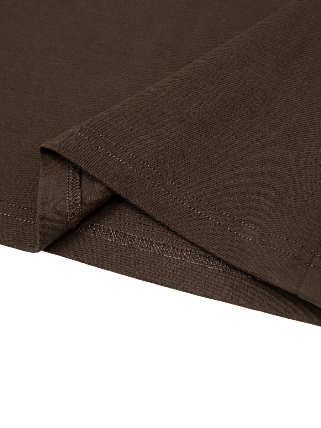 Off Script Essential Crewneck Long-Sleeve T-Shirt hem detail