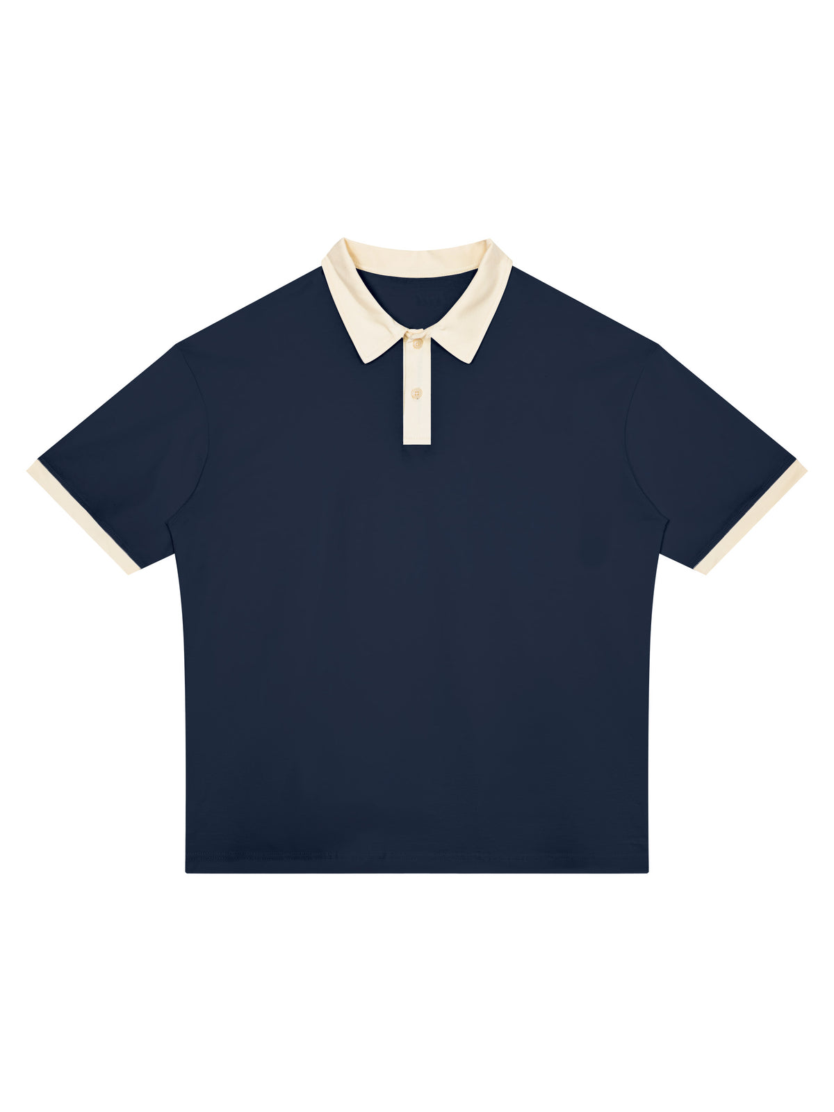Off Script Unisex Color Block Polo Shirt front product view