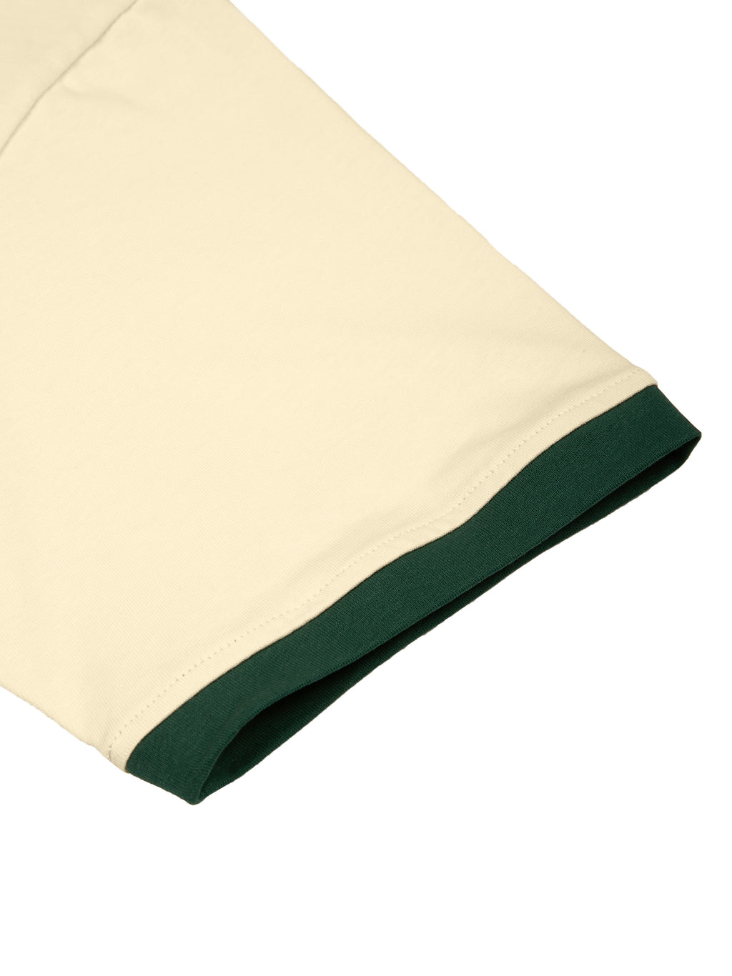 Off Script Unisex Color Block Polo Shirt sleeve cuff detail