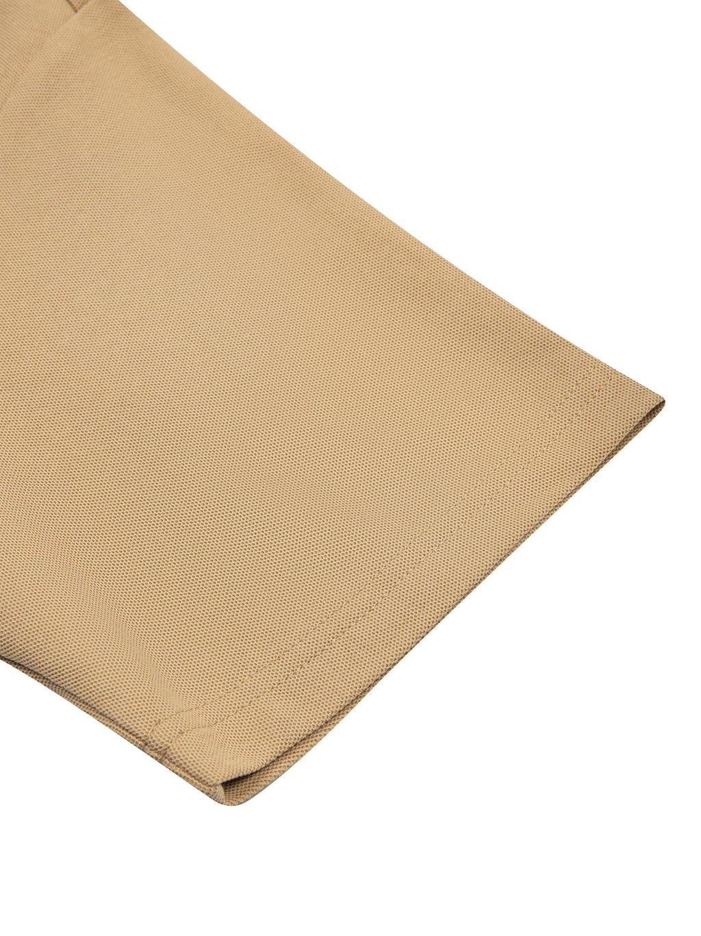 Off Script Unisex Color Block Quarter-Zip Polo Shirt sleeve detail