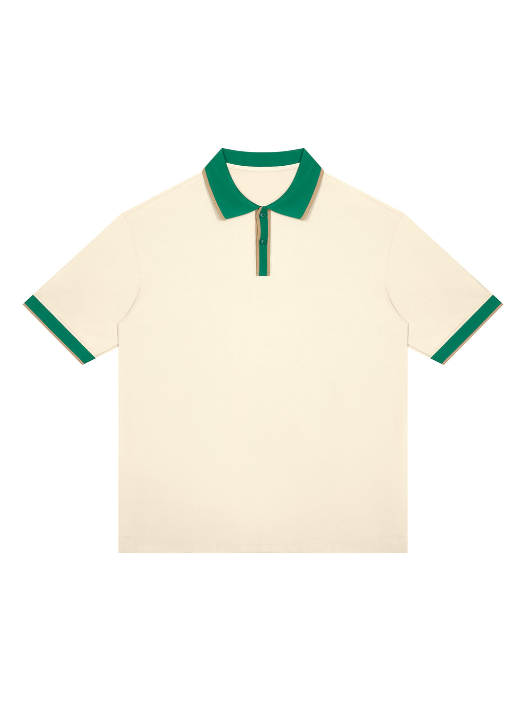 Off Script Unisex Color Block Polo Shirt front product view