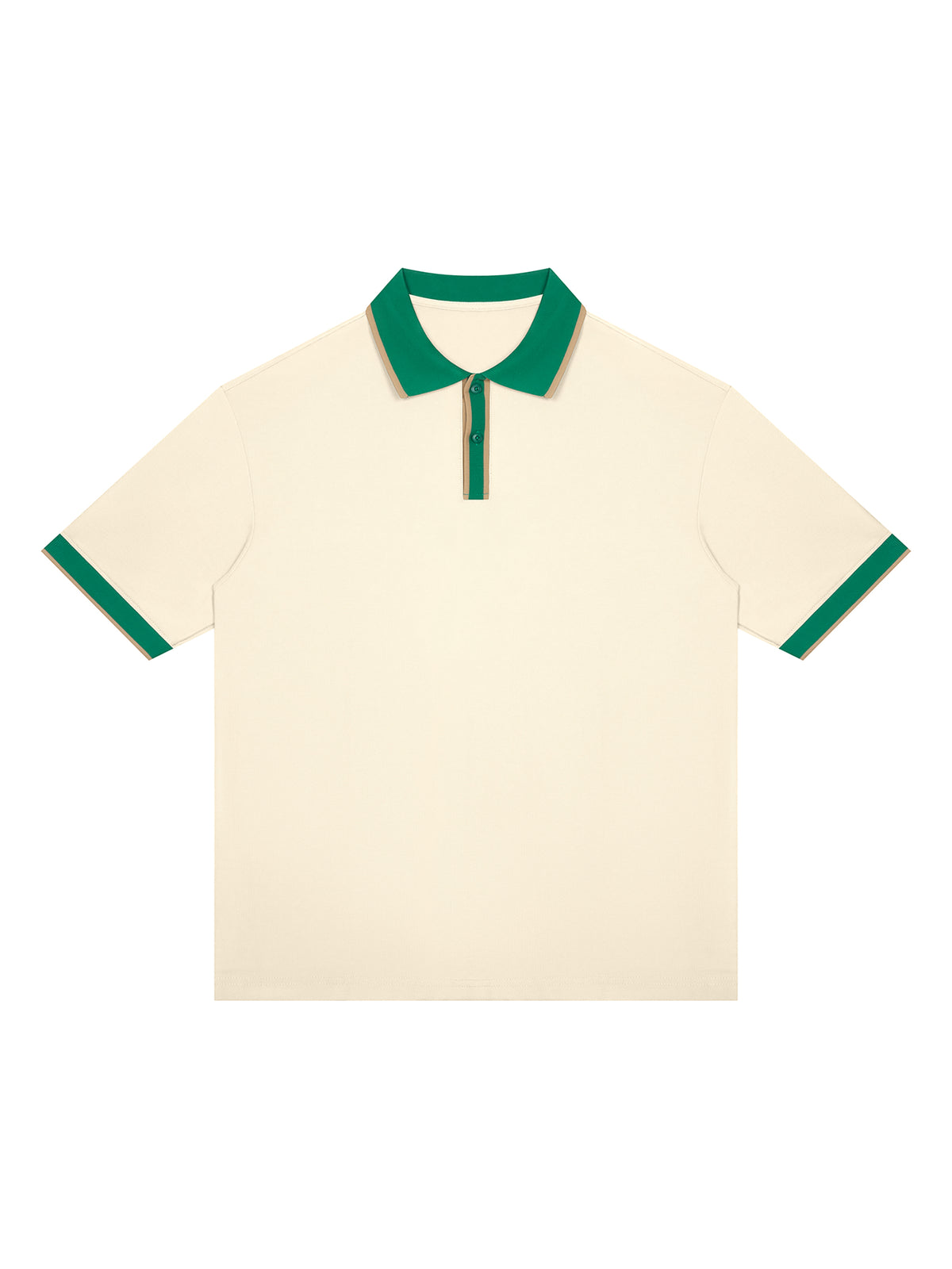 Off Script Unisex Color Block Polo Shirt front product view