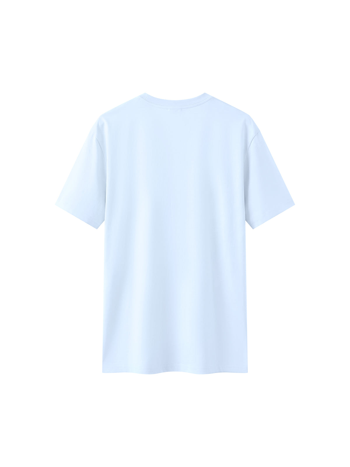 Off Script Unisex Heavyweight Sorona T-Shirt Sky Blue back product view
