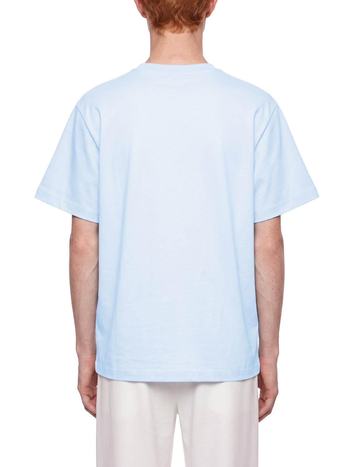 Off Script Unisex Heavyweight Sorona T-Shirt on male model back view