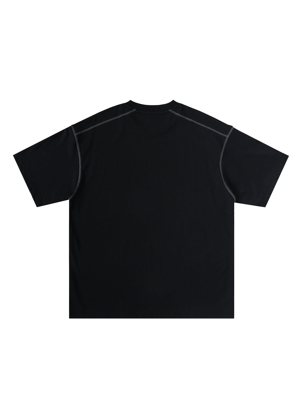 Oversized Contrast-Stitched Cotton Tee - image 10