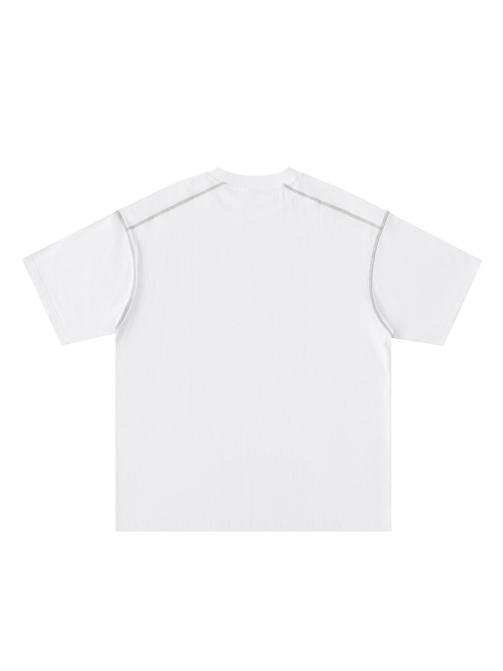 Oversized Contrast-Stitched Cotton Tee - image 12