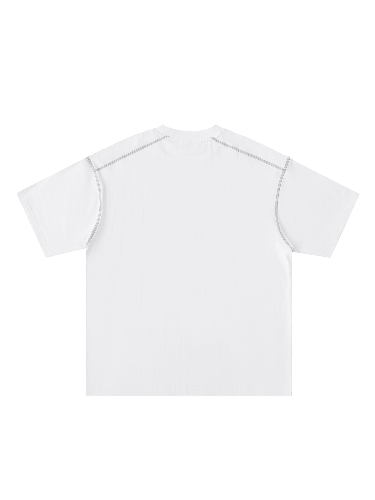 Oversized Contrast-Stitched Cotton Tee - image 12