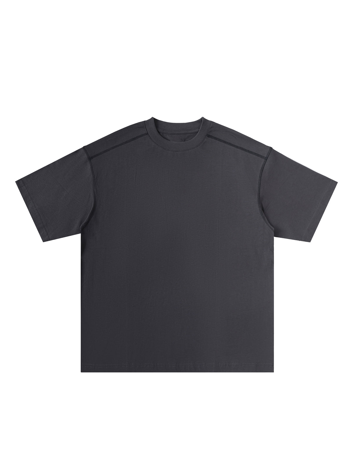 Oversized Contrast-Stitched Cotton Tee - image 17
