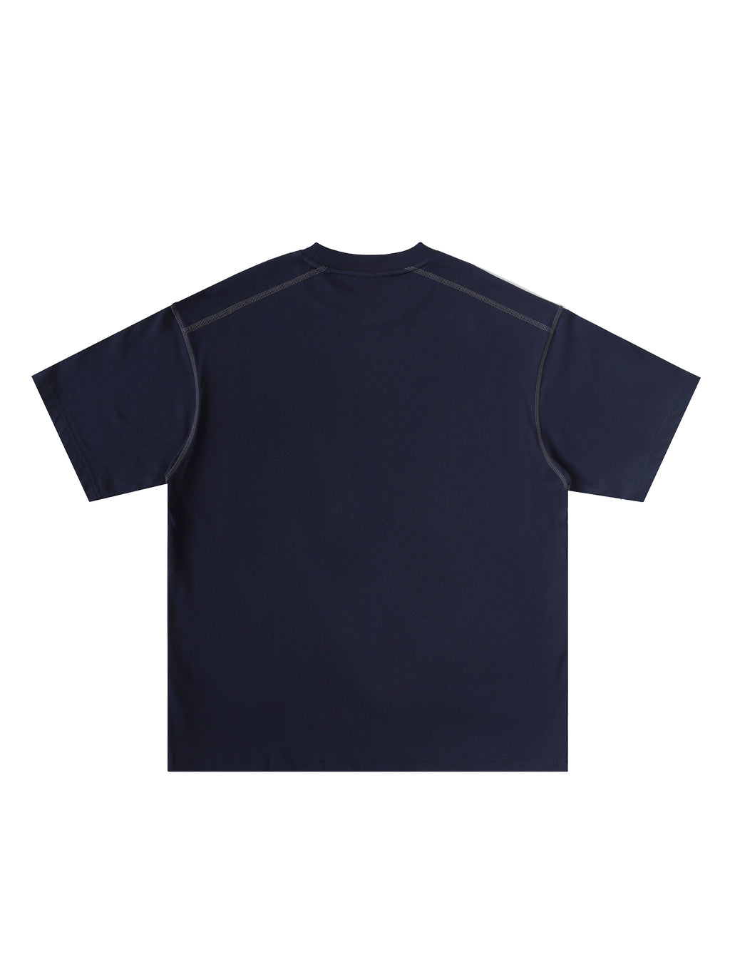 Oversized Contrast-Stitched Cotton Tee - image 20