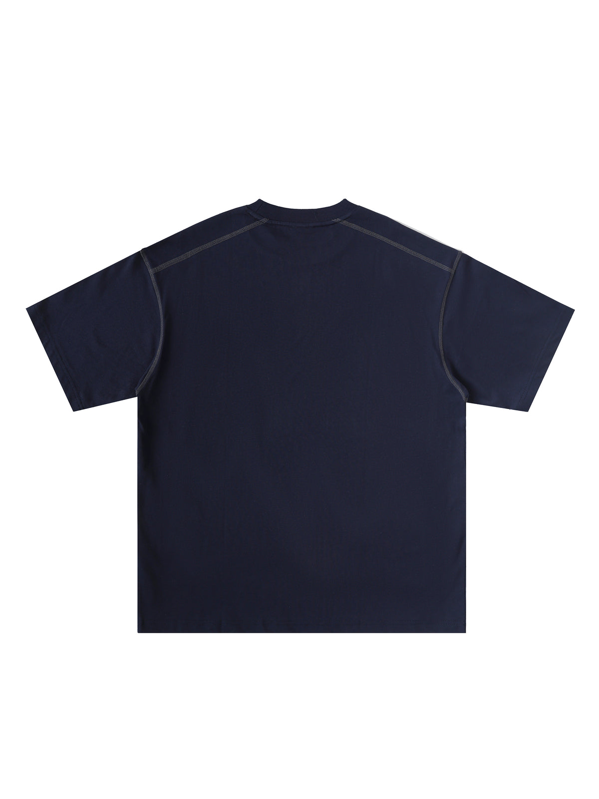 Oversized Contrast-Stitched Cotton Tee - image 20