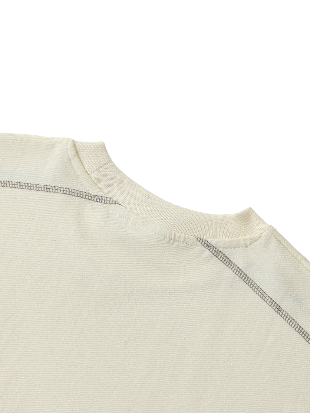 Oversized Contrast-Stitched Cotton Tee - image 6
