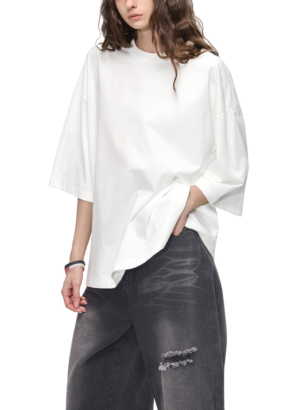 Oversized Drop Shoulder T-Shirt gallery image 9