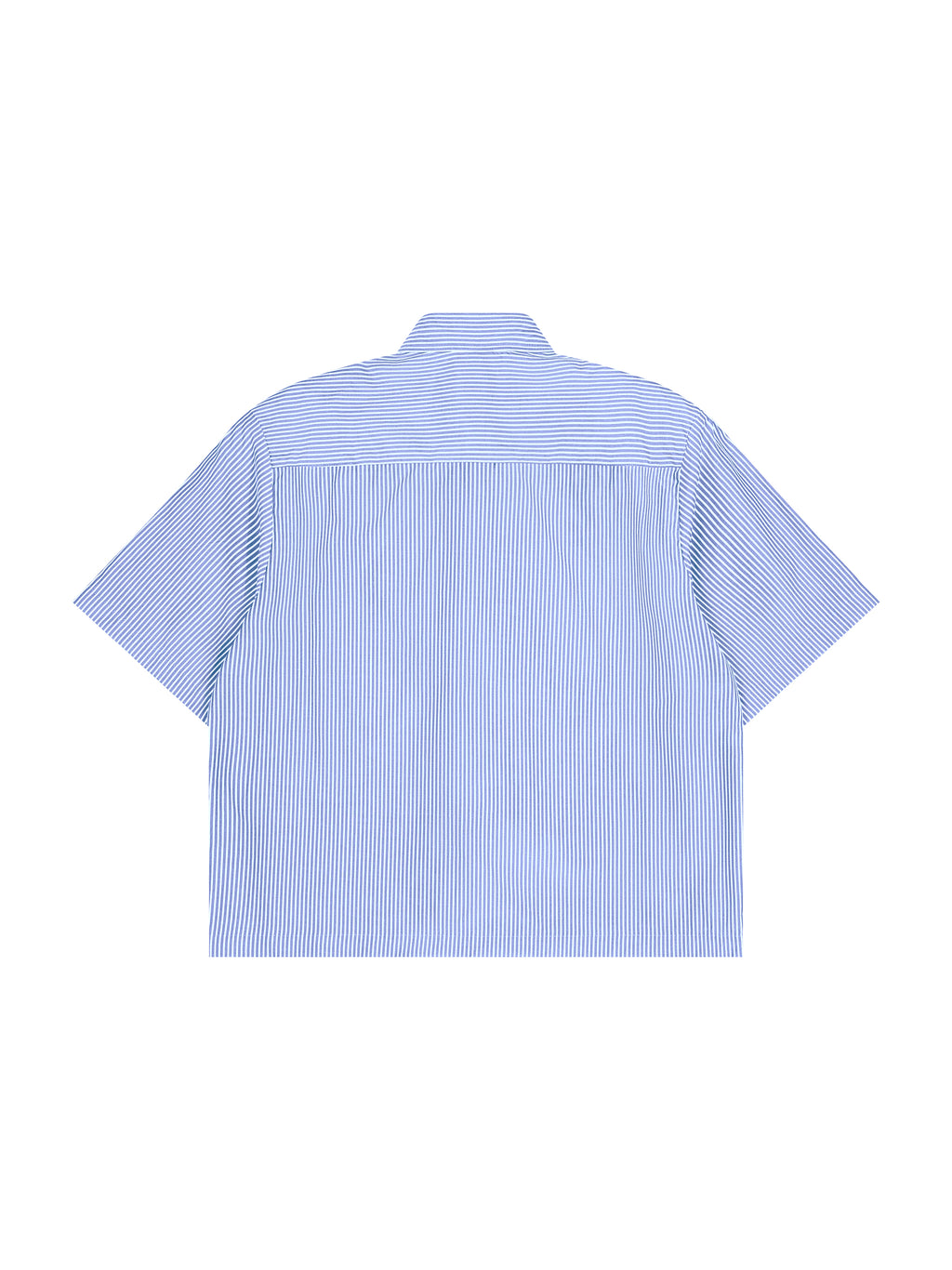 Oversized Vertical Stripe Boxy Shirt gallery image 2