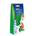 Pet and Me Green Soft Silicone Curry Brush