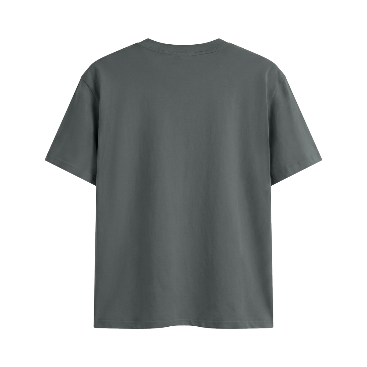 Relationship Status Independently Owned & Operated Unisex Graphic T-Shirt - Gray back 3D mockup