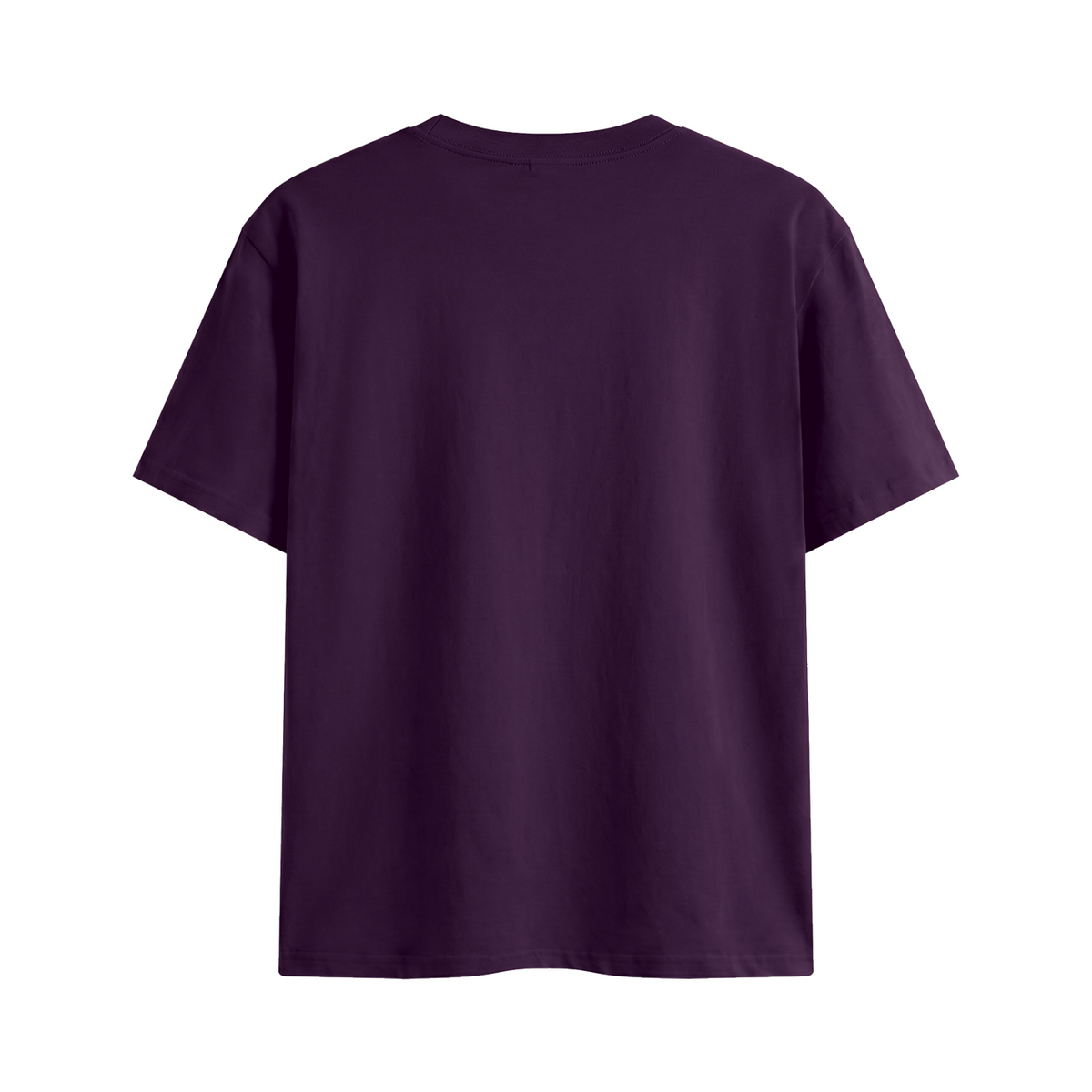 Relationship Status Independently Owned & Operated Unisex Graphic T-Shirt - Purple back 3D mockup